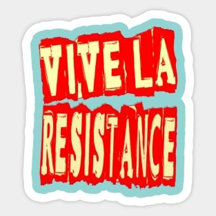 Vive La Resistance Logo Sticker